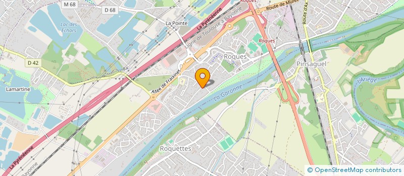 localisation de l'entreprise SAINT GERMES IMMOBILIER  ROQUES