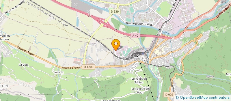 localisation de l'entreprise SAINT GERVAIS LOISIRS SAS  SAINT-GERVAIS-LES-BAINS