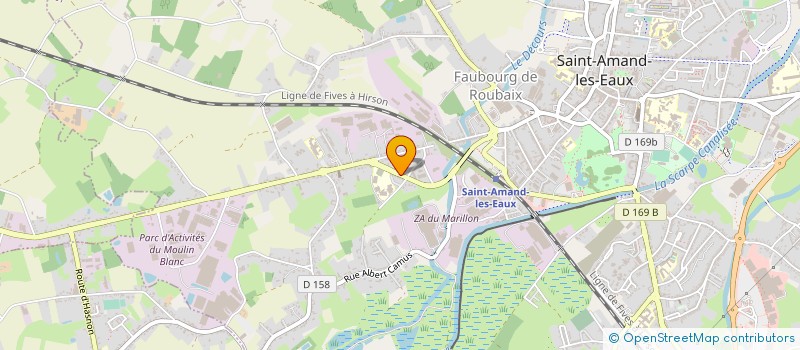 localisation de l'entreprise SAINT GERY à SAINT-AMAND-LES-EAUX