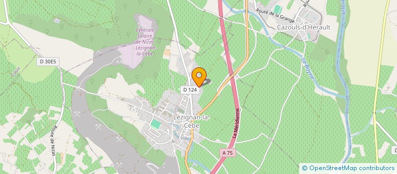 localisation de l'entreprise SAINT GERY  LEZIGNAN-LA-CEBE