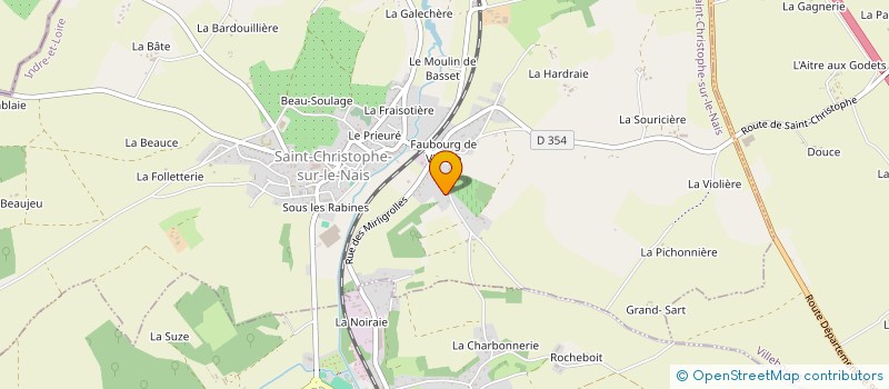 localisation de l'entreprise SAINT GILLES  SAINT-CHRISTOPHE-SUR-LE-NAIS