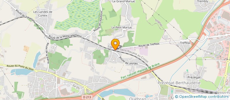 localisation de l'entreprise SAINT GILLES  SAINT-NAZAIRE