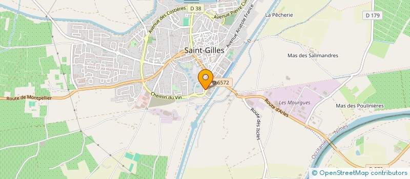localisation de l'entreprise SAINT GILLES à SAINT-GILLES