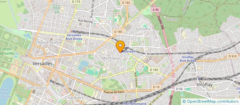 localisation de l'entreprise SAINT GILLES à VERSAILLES