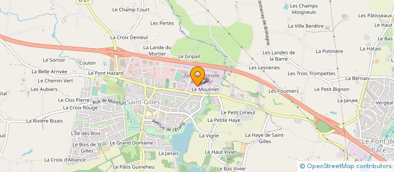 localisation de l'entreprise SAINT GILLES AUTOMOBILES  SAINT-GILLES