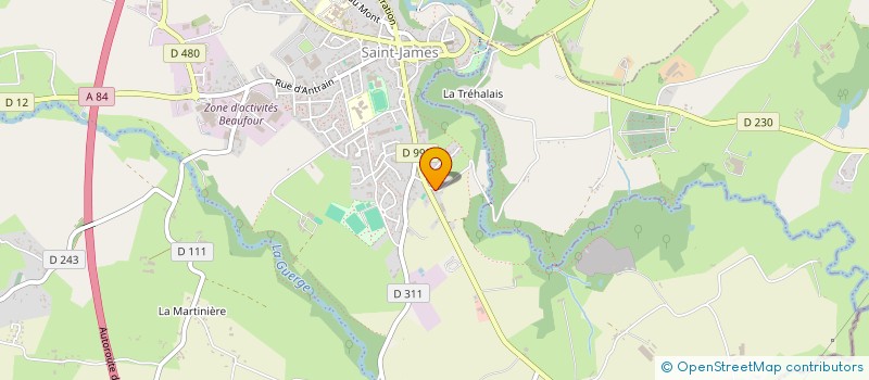 localisation de l'entreprise SAINT GILLES AUTOS  SAINT-JAMES