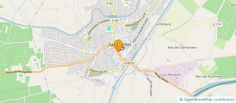 localisation de l'entreprise SAINT-GILLES COEUR DE VILLE  SAINT-GILLES