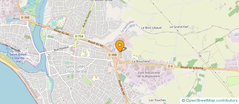 localisation de l'entreprise SAINT GILLES SPORT DIFFUSION à SAINT-GILLES-CROIX-DE-VIE