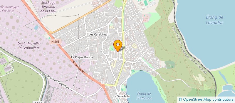 localisation de l'entreprise SAINT GINIEZ GESTION  FOS-SUR-MER