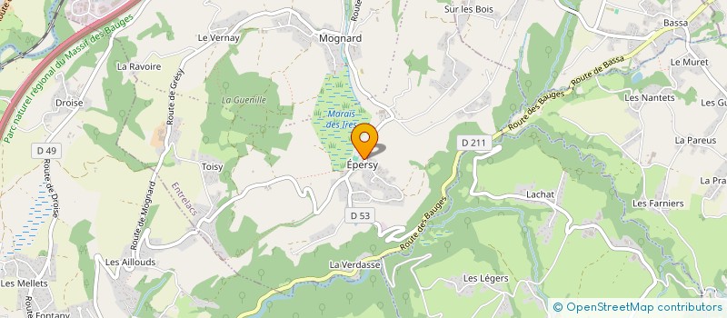 localisation de l'entreprise SAINT GIROD EN FETE  ENTRELACS