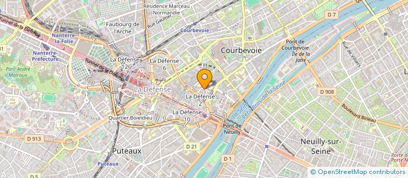 localisation de l'entreprise SAINT GOBAIN SPORTIF à COURBEVOIE