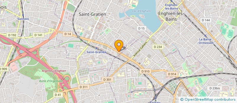 localisation de l'entreprise SAINT-GRATIEN FOOTBALL CLUB  SAINT-GRATIEN