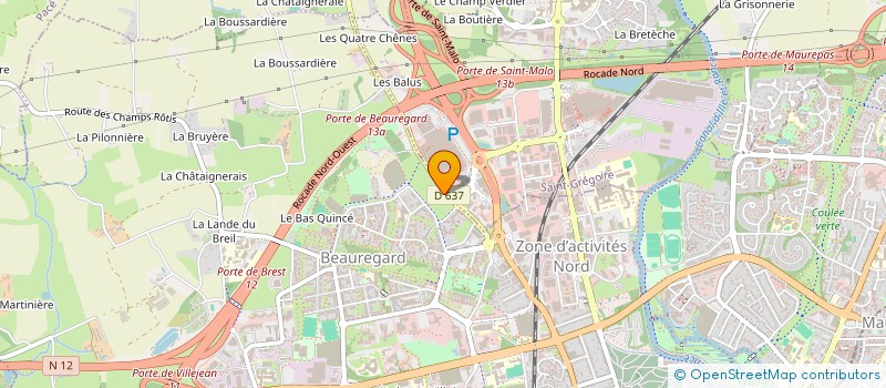 localisation de l'entreprise SAINT GREGOIRE LITERIE à RENNES