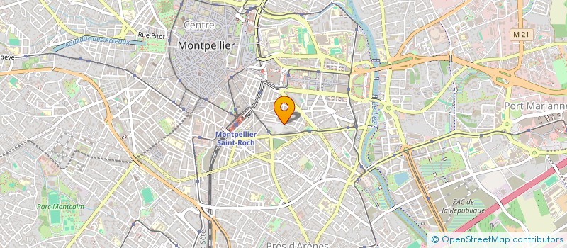 localisation de l'entreprise SAINT GUILHEM à MONTPELLIER