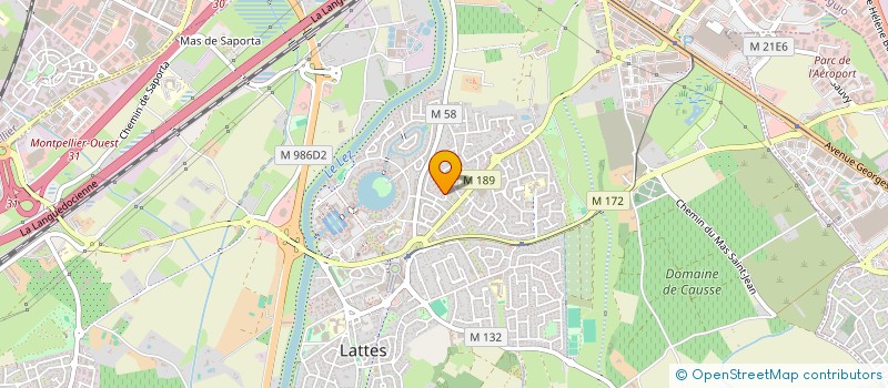 localisation de l'entreprise SAINT GUILHEM à LATTES