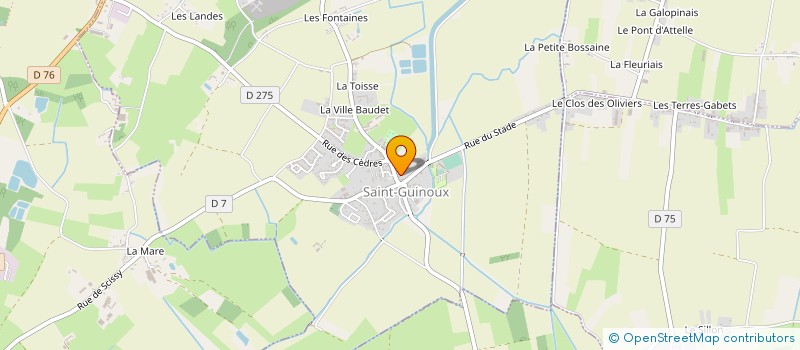 localisation de l'entreprise SAINT GUINOUX DETENTE ET PASSION  SAINT-GUINOUX