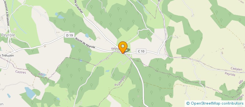 localisation de l'entreprise SAINT GUIRONS  PUYBEGON