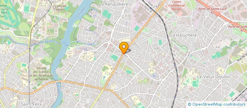 localisation de l'entreprise SAINT-HERBLAIN IMMO  NANTES