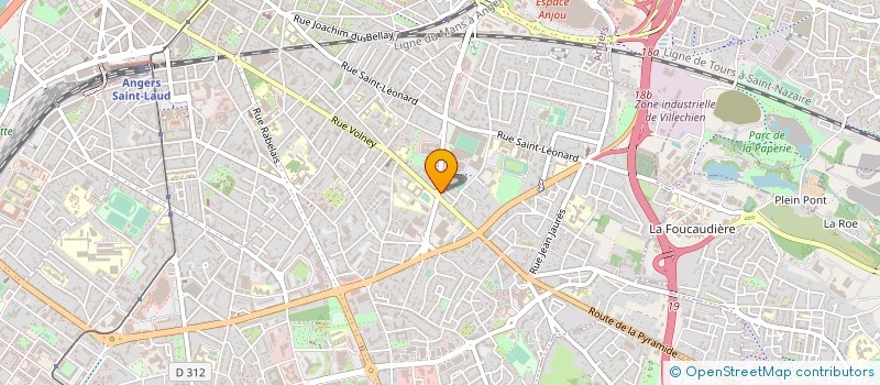 localisation de l'entreprise SAINT HERBLAIN SOLET à ANGERS