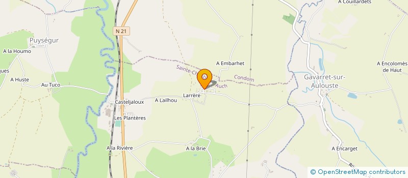 localisation de l'entreprise SAINT HILAIRE  MONTESTRUC-SUR-GERS