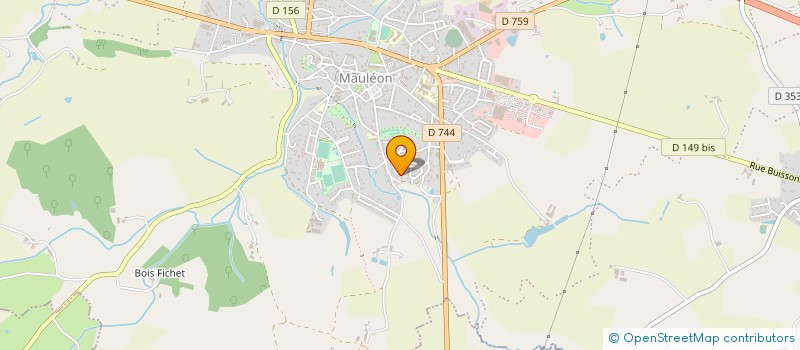 localisation de l'entreprise SAINT HILAIRE  MAULEON