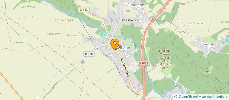 localisation de l'entreprise SAINT HILAIRE  COUDUN