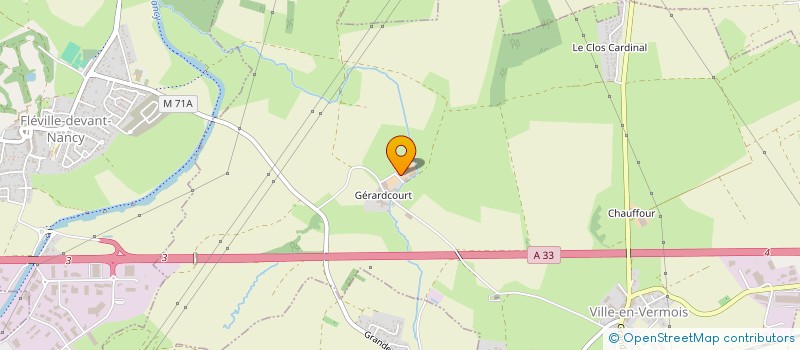 localisation de l'entreprise SAINT HILAIRE  VILLE-EN-VERMOIS