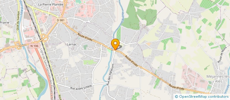 localisation de l'entreprise SAINT HILAIRE FERMETURES  SAINT-HILAIRE-DE-BRETHMAS