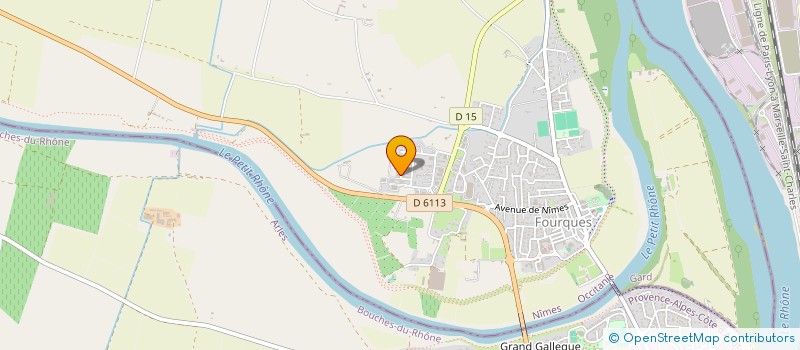 localisation de l'entreprise SAINT HIPPO  FOURQUES