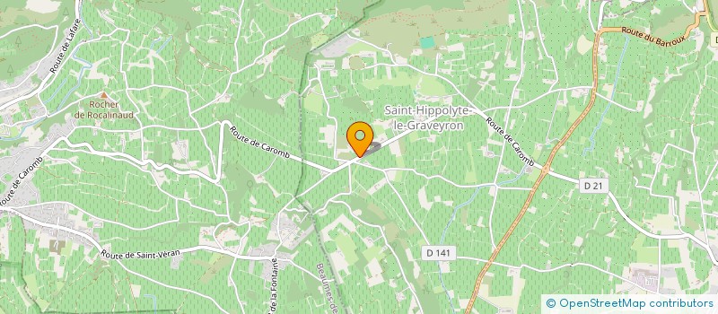 localisation de l'entreprise SAINT HIPPOLYTE  SAINT-HIPPOLYTE-LE-GRAVEYRON