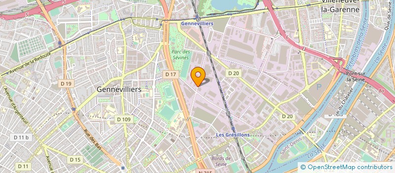 localisation de l'entreprise SAINT HONORE 105 à GENNEVILLIERS