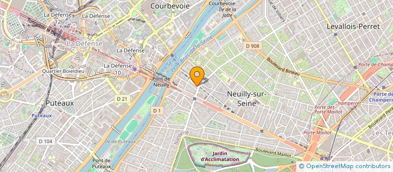localisation de l'entreprise SAINT HONORE à NEUILLY-SUR-SEINE