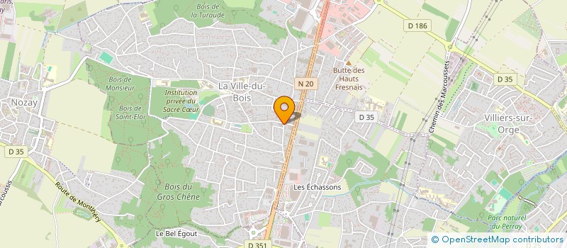 localisation de l'entreprise SAINT HONORE à LA VILLE-DU-BOIS