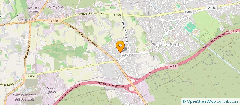 localisation de l'entreprise SAINT HONORE à GIGNAC-LA-NERTHE