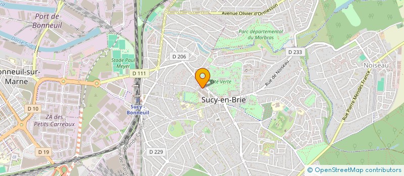 localisation de l'entreprise SAINT HONORE  SUCY-EN-BRIE