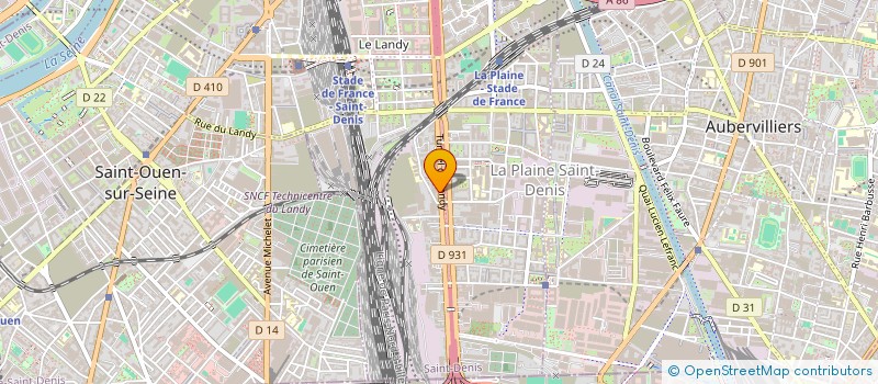 localisation de l'entreprise SAINT HONORE  SAINT-DENIS