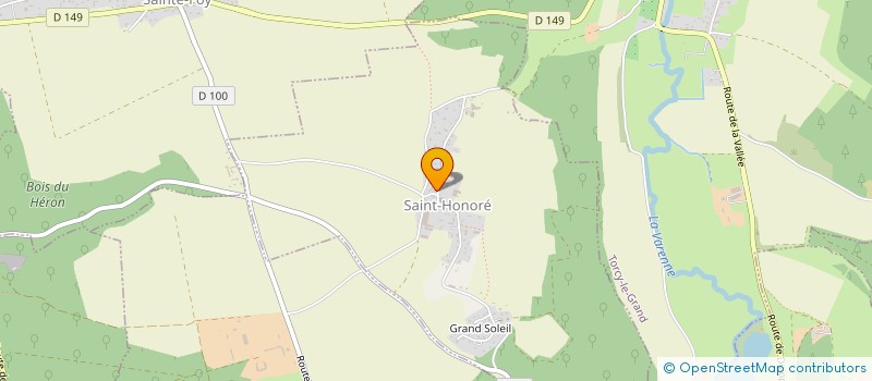 localisation de l'entreprise SAINT-HONORE AUTOSPORT à SAINT-HONORE