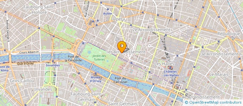 localisation de l'entreprise SAINT HONORE L.B. à PARIS
