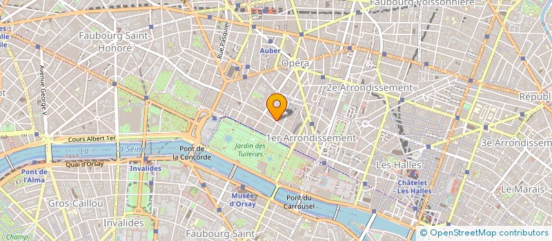 localisation de l'entreprise SAINT HONORE MIRAILH INVESTISSEMENTS à PARIS