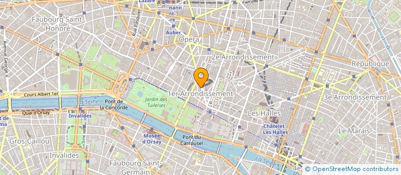 localisation de l'entreprise SAINT HONORE OPERA à PARIS