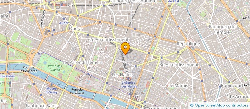 localisation de l'entreprise SAINT HONORE RECEPTION à PARIS