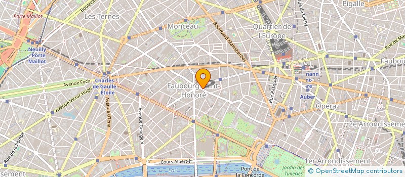 localisation de l'entreprise SAINT HONORE SEREG  PARIS