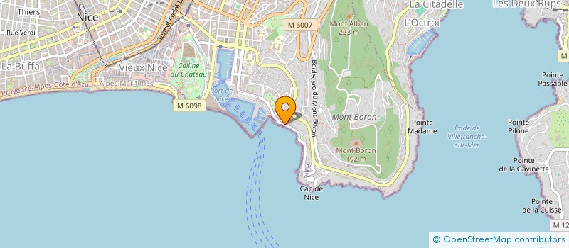 localisation de l'entreprise SAINT HOSPICE  NICE