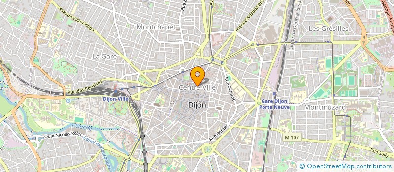 localisation de l'entreprise SAINT HUBERT à DIJON