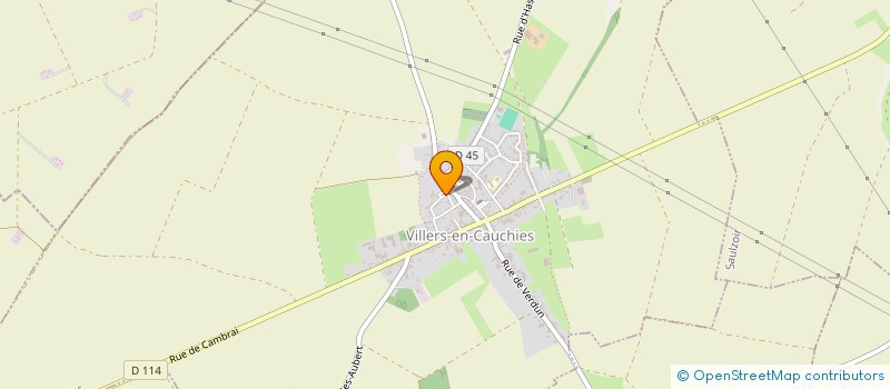 localisation de l'entreprise SAINT HUBERT à VILLERS-EN-CAUCHIES