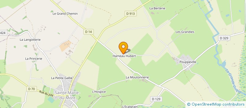 localisation de l'entreprise SAINT HUBERT  SAINTE-MARIE-DU-MONT