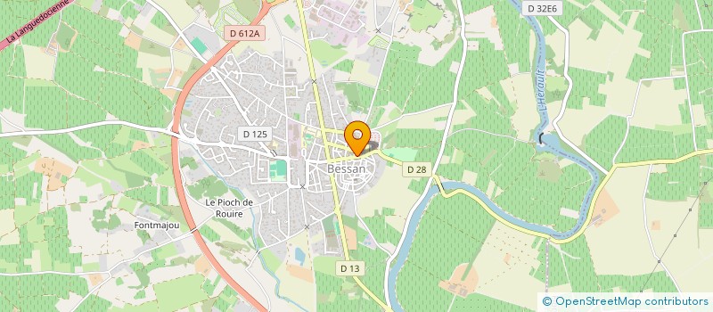 localisation de l'entreprise SAINT HUBERT BESSANAISE  BESSAN