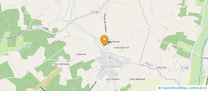 localisation de l'entreprise SAINT HUBERT CLUB CHALAISIEN  RIOUX-MARTIN