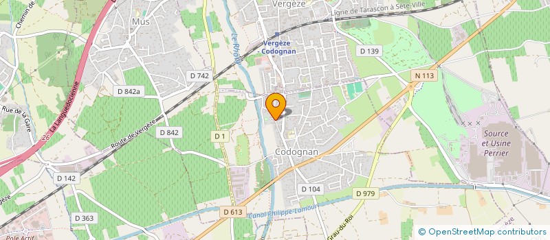 localisation de l'entreprise SAINT-HUBERT CODOGNANAISE. à CODOGNAN