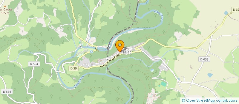 localisation de l'entreprise SAINT-HUBERT NAJACOISE  NAJAC